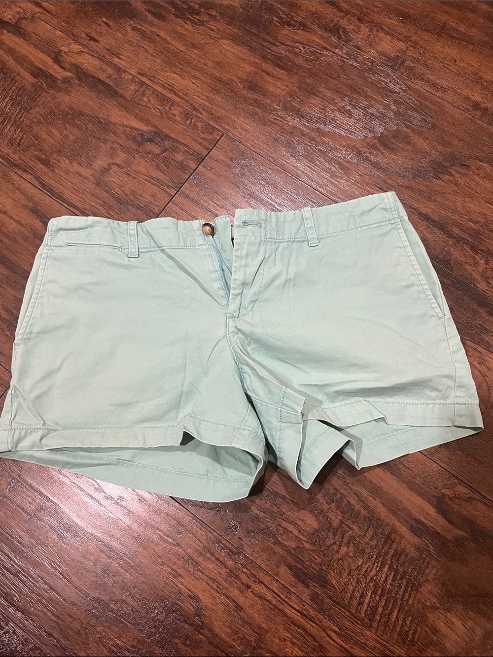 Women's Ralph Lauren Mint Green Classic Cotton Shorts